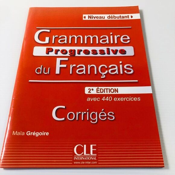 Grammaire Progressive Du Francais - Debutant 440 exercices - CORRIGE - 2e ed. - Picture 1 of 5